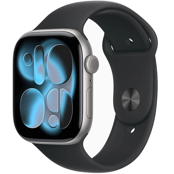 Apple Watch Series 11 46mm S/M GPS - Space Gray Aluminum com Pulseira Sport Black