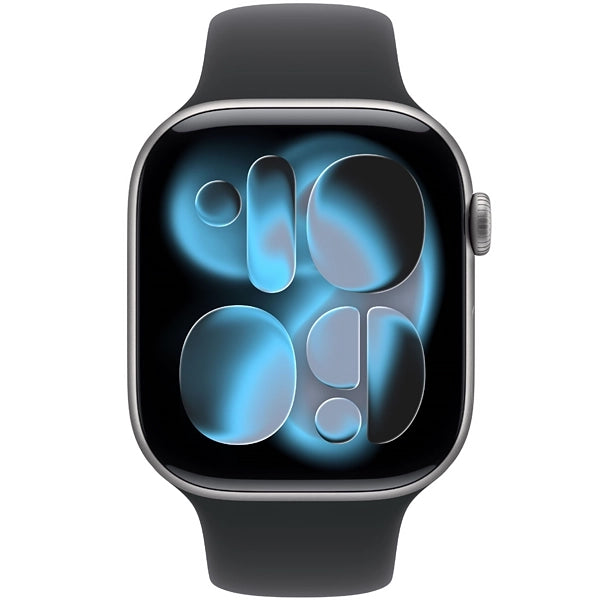 Apple Watch Series 11 46mm S/M GPS - Space Gray Aluminum com Pulseira Sport Black