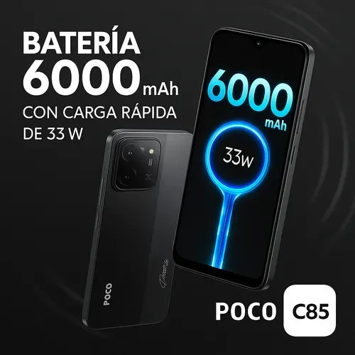 Xiaomi Poco C85 | 256GB | 8GB RAM | Desbloqueado | Película Inclusa