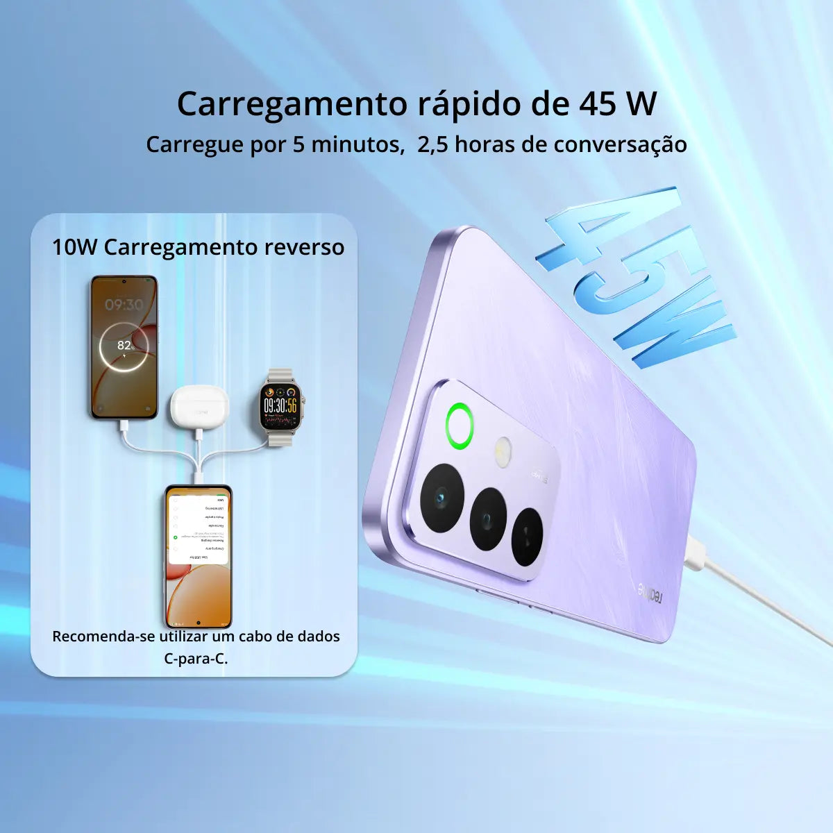 Celular Smartphone Realme C85 128gb 6gb Ram Dual Sim Bateria 7000mah 144hz Ip69 Pro Impermeável