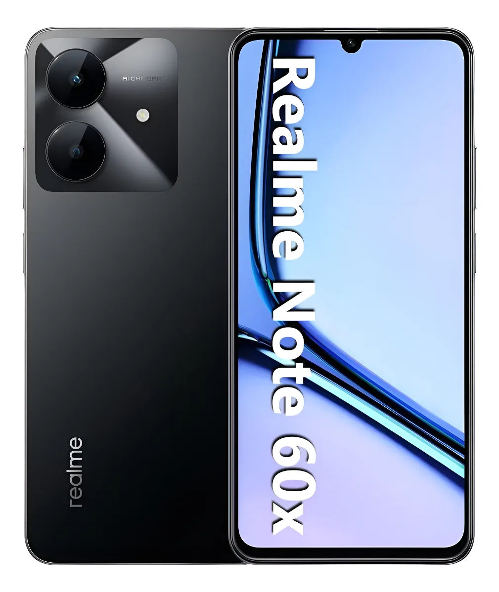 Smartphone Realme Note 60X 128GB 4GB RAM Dual SIM – Preto
