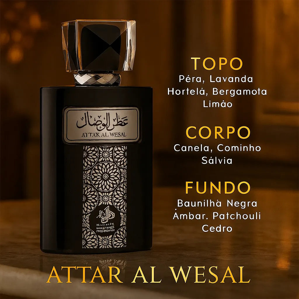Perfume Masculino Attar Árabe Al Wesal Wataniah 100ml - Eau De Parfum