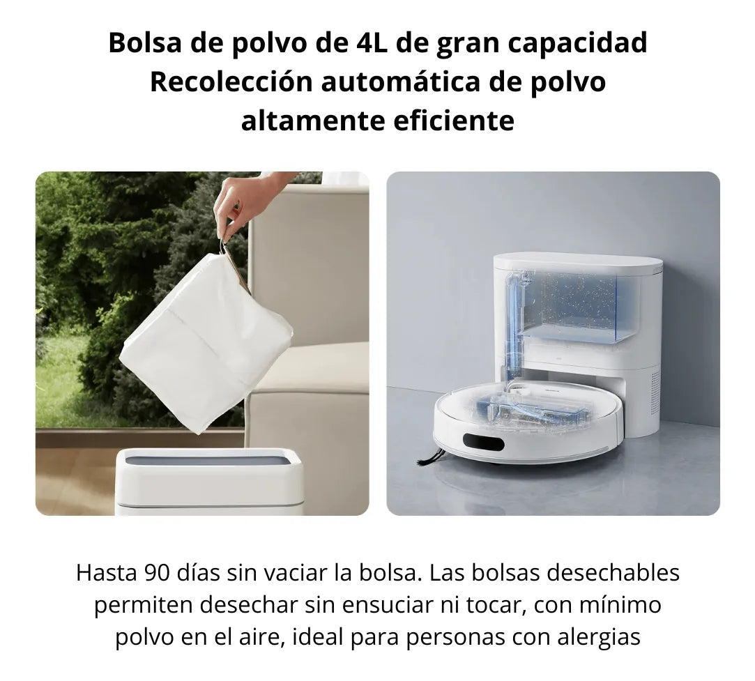 Aspirador De Pó Xiaomi H40 10000 Pa Robot White White Mop Branco 127v
