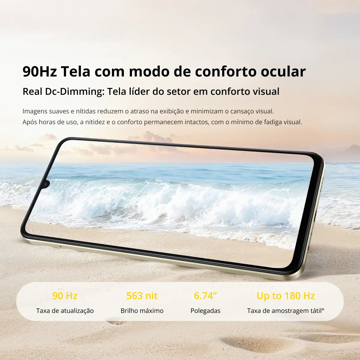 Smartphone Realme Note 70 256GB 8GB RAM Dual SIM – Preto