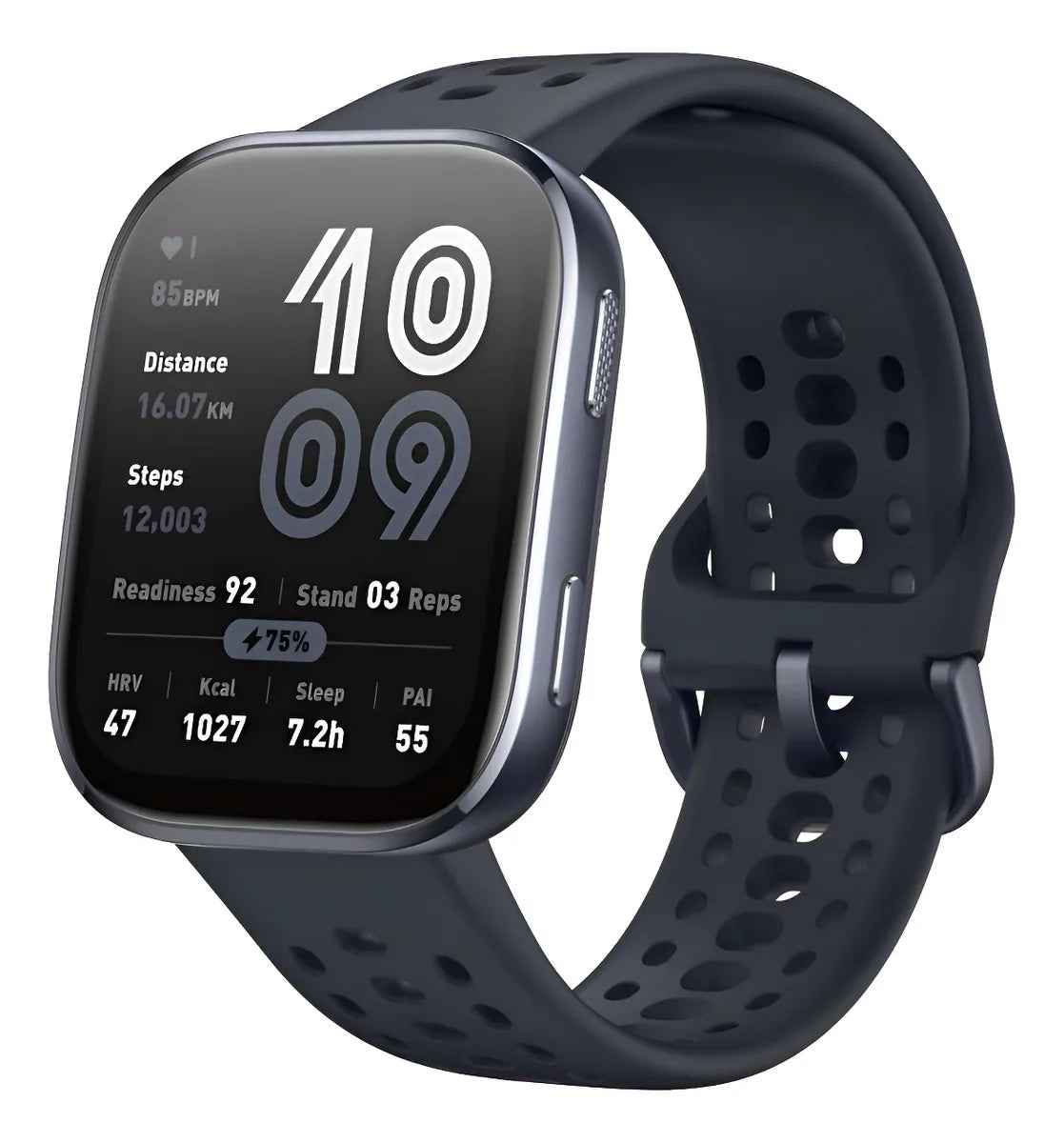 Smartwatch Amazfit BIP 6 | GPS | Pulseira de Silicone | Preto