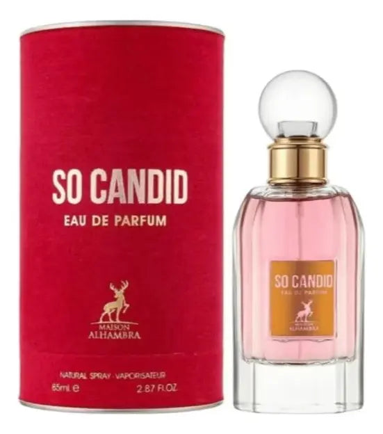 Perfume Árabe Maison Alhambra So Candid Eau De Parfum 85 Ml