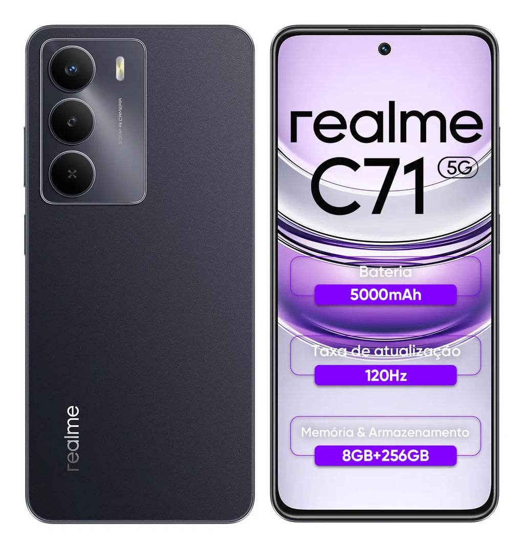 Realme C71 5G | 256GB | 8GB RAM | Dual SIM | Desbloqueado