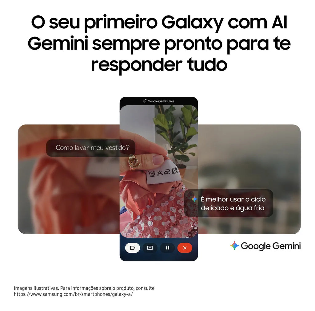 Smartphone Samsung Galaxy A17 5G 128GB 4GB RAM Câmera 50MP Tela 6.7" NFC IP54 IA – Cinza