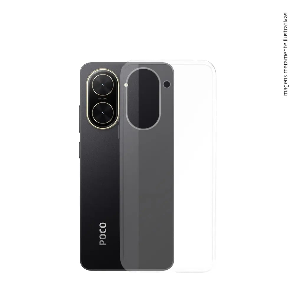 Smartphone POCO C71 128GB 4GB RAM + 4GB RAM Virtual Dual SIM – Preto