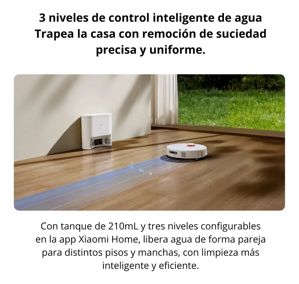 Aspirador De Pó Xiaomi H40 10000 Pa Robot White White Mop Branco 127v