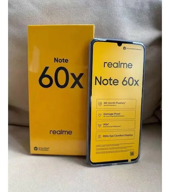 Smartphone Realme Note 60X 128GB 4GB RAM Dual SIM – Preto