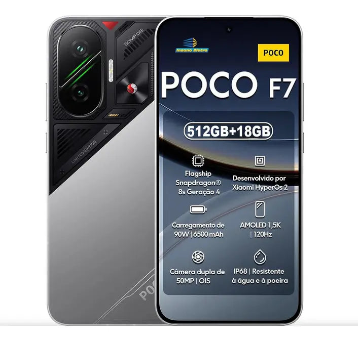 Smartphone Xiaomi Poco F7 512GB 12GB RAM Global