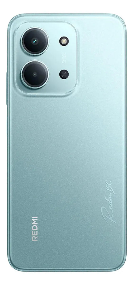 Smartphone Xiaomi Redmi 15C 128GB 4GB RAM Tela 6.9" Câmera 50MP 4G HyperOS – Verde Menta