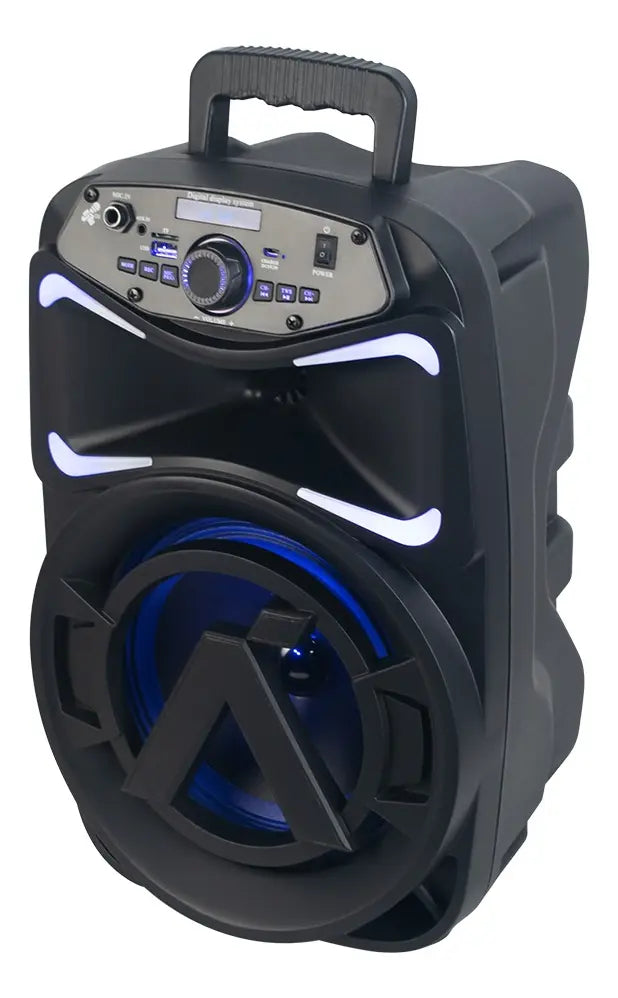 Caixa De Som Portátil Bluetooth 250w Cor Preto Aquário Hype 250 127/220v