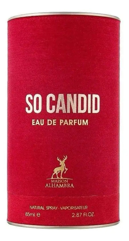 Perfume Árabe Maison Alhambra So Candid Eau De Parfum 85 Ml