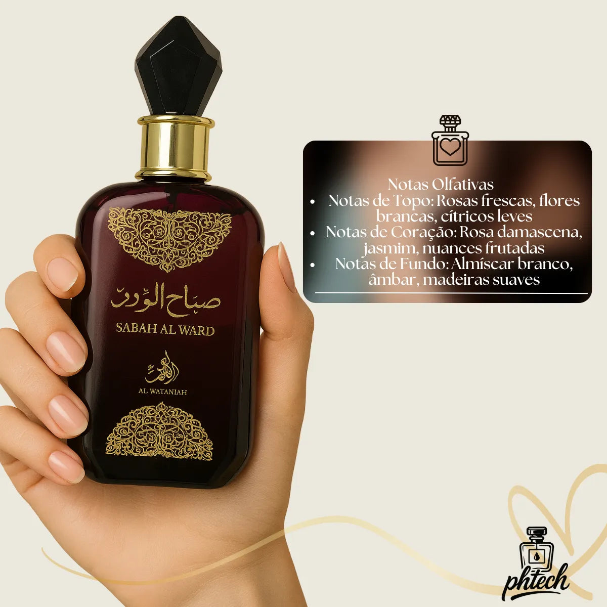 Perfume Sedutor Árabe Sabah 100ml Original Feminino