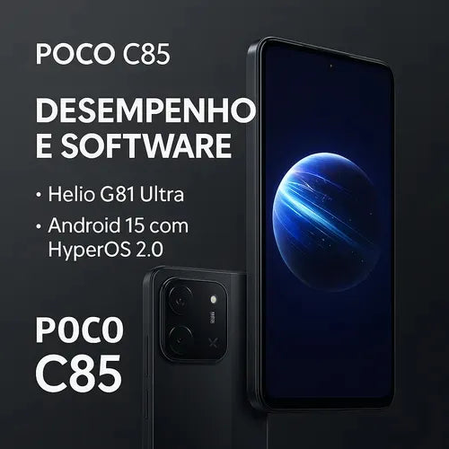 Xiaomi Poco C85 | 256GB | 8GB RAM | Desbloqueado | Película Inclusa